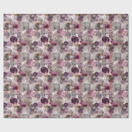 Schönes Weihnachtsfest im Wasserfarben Geschenkpapier (Flach)