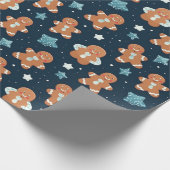Schönes Weihnachtsgebäck Geschenkpapier (Ecke)