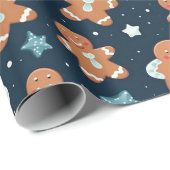 Schönes Weihnachtsgebäck Geschenkpapier (Rolleneckpunkt)