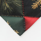 Schönes Weihnachtsgeschmack Fleecedecke (Ecke)