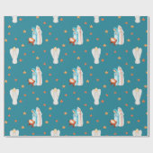 Schönes Weihnachtskrippen-Papier Geschenkpapier (Flach)