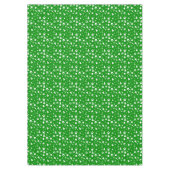 Schönes Weihnachtsmuster auf grüner Tischdecke (Vorderseite)