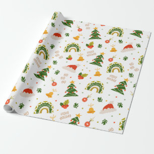 Schönes Weihnachtsmuster Geschenkpapier