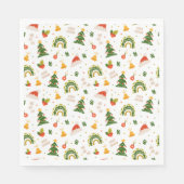 Schönes Weihnachtsmuster Serviette (Vorderseite)