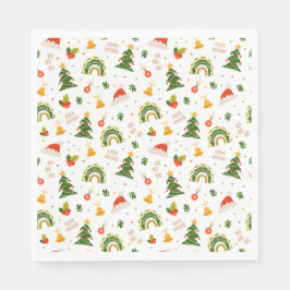 Schönes Weihnachtsmuster Serviette