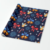 Schönes Weihnachtsmuster Wrapping Paper Geschenkpapier (Ungerollt)