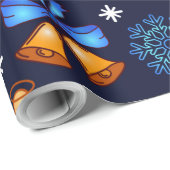 Schönes Weihnachtsmuster Wrapping Paper Geschenkpapier (Rolleneckpunkt)