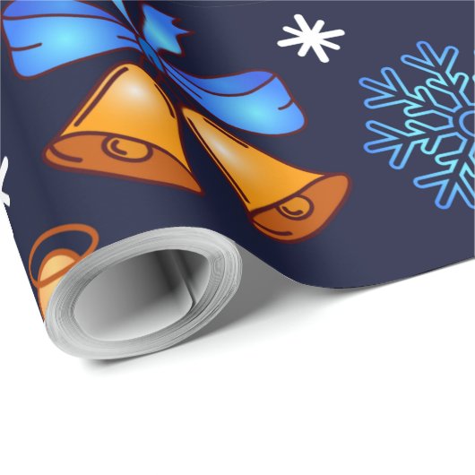 Schönes Weihnachtsmuster Wrapping Paper Geschenkpapier (Rolleneckpunkt)