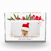 Schönes Weihnachtsrahmen Personalisiertes Foto (Vorderseite)