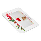 Schönes Weihnachtsrahmen Personalisiertes Foto Magnet (Rechte Seite)