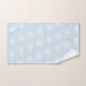 Schönes Weihnachtstuch-Set in hellblauem Badhandtuch Set (Handtuch)