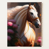 Schönes Weiße Pferd Planer (Rückseite)