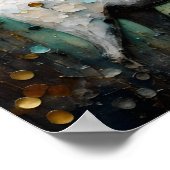 Schönes Weißes Hirsch Poster (Ecke)