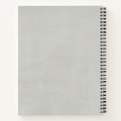 Schönes Weißes Pferd Galloping im Schnee Notizblock (Rückseite)