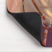 schönes weißes Pferd Mousepad (Ecke)