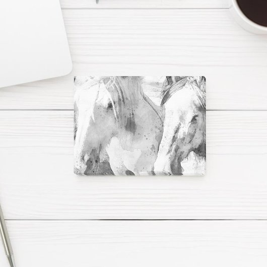 Schönes Weißes Pferd Post-it Klebezettel