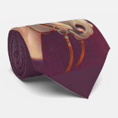 schönes weißes Pferdeschild Krawatte (Gerollt)