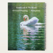 SCHÖNES WEISSES SCHWIMMEN/MENSCHEN, DIE PLANEN, ER PLANER (Rückseite)