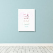 Schönes Wertvolles Bibelverse Inspiriert Leinwanddruck (Insitu (Holzboden))