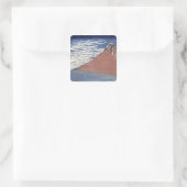 Schönes Wetter mit Südwind Quadratischer Aufkleber (Tasche)