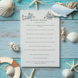 Schönes Whale Baby Duschspiel