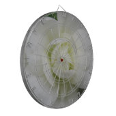 Schönes White Carnation Dart Board Dartscheibe (Vorderseite Links)