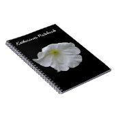 Schönes White Petunia Notebook Notizblock (Rechte Seite)