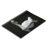 Schönes White Swan-Notebook Notizblock (Linke Seite)