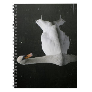 Schönes White Swan-Notebook Notizblock