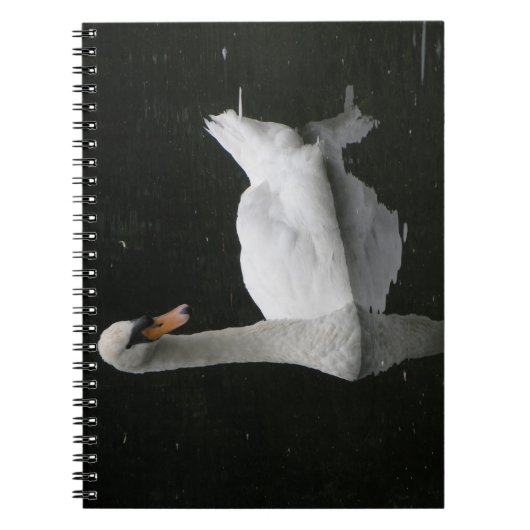 Schönes White Swan-Notebook Notizblock (Vorderseite)