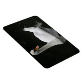 Schönes White Swan Premium Magnet (Rechte Seite)