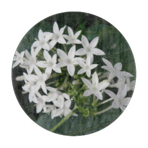 Schönes White Tropical Blume Cutting Board Schneidebrett