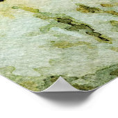 Schönes Whitetail Deer Doe Aquarellmalerei Poster (Ecke)