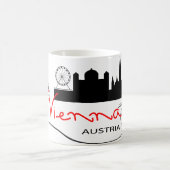 Schönes Wien, Österreich Kaffeetasse (Mittel)