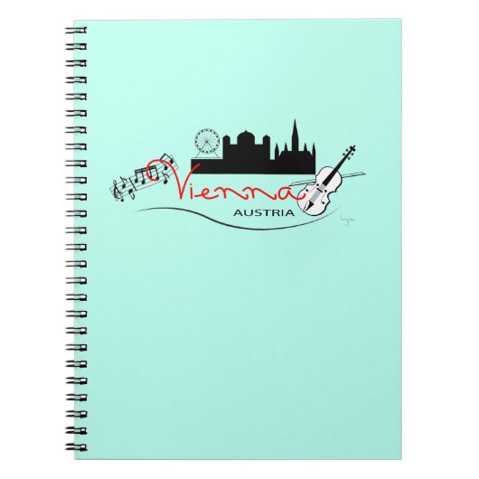 Schönes Wien, Österreich Notizblock (Vorderseite)