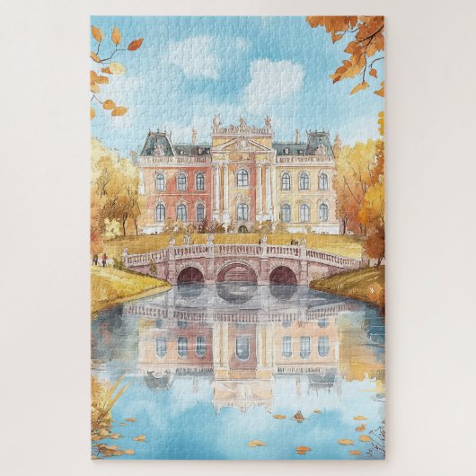 Schönes Wiener Palais Puzzle (Vertikal)