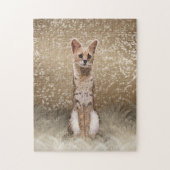Schönes Wildafrikanisches Serval Cat Puzzle (Vertikal)