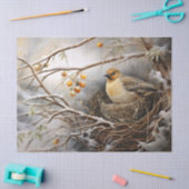 Schönes Winter Bird Decoupage Tissue Paper Seidenpapier (Basteln)