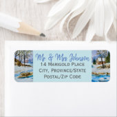 Schönes Winterlandschaftssiegel (Insitu)