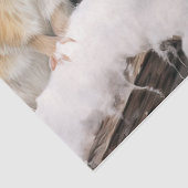 Schönes Wintermäuse & Fox Dekoupage Tissue Seidenpapier (Detail)