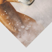 Schönes Winterpferd Dekoupage Tissue Paper Seidenpapier (Detail)