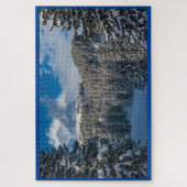 Schönes Winterszene-Puzzle Puzzle (Vertikal)