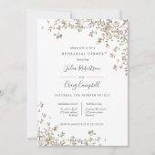 Schönes, winzig verlassen Whimsical Probe Dinner Einladung (Vorderseite)