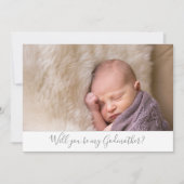 Schönes wirst du mein Foto sein Einladung (Vorderseite)