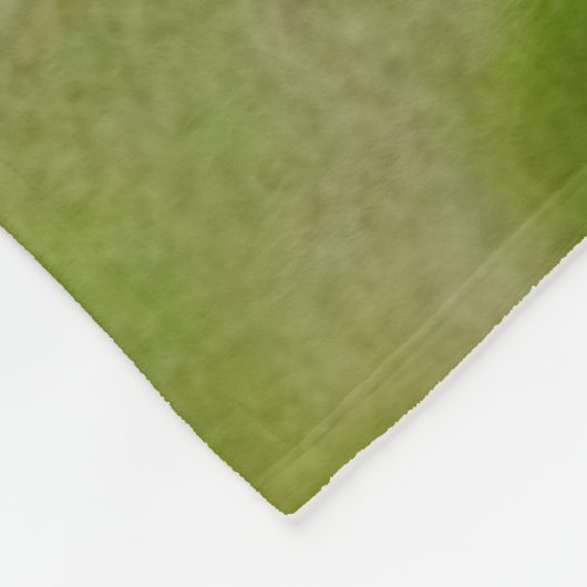 Schönes Wolfskopfbild Fleecedecke (Ecke)