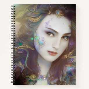 Schönes Woman Spiral Notebook Notizblock
