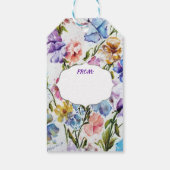 SCHÖNES WUNDERSCHÖNES BLUME-PATTER GESCHENKANHÄNGER (Rückseite)