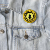 Schönes Yoga-Siegel Button (Beispiel)