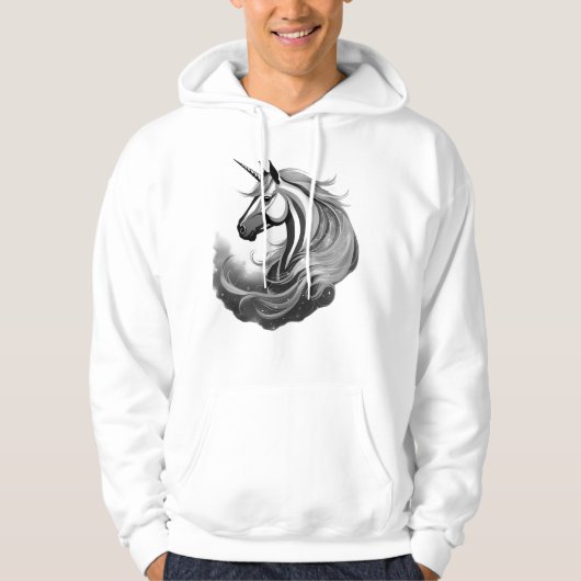Schönes Young Horse Face - Hoodie (Vorderseite)