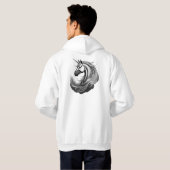 Schönes Young Horse Face - Hoodie (Schwarz voll)